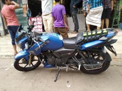 TVS Apache RTR 150 Matt Blue